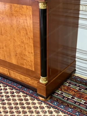 Biedermeier Vitrine Selva Schrank Kirschbaum Louis XV Empire STILMÖBEL Bild 4