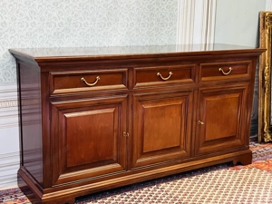 Biedermeier Kommode SELVA Anrichte Sideboard Kirschbaum STILMÖBEL