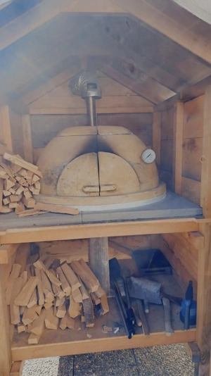 Pizza und Brotofen mit viel Zubehör  Bild 4