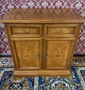 Kommode SELVA Biedermeier Anrichte Landhaus Nussbaum Bild 7