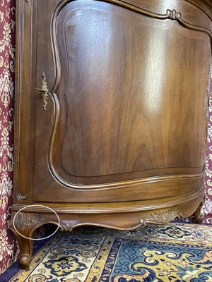 Vitrine Barockstil EckvitrineBauernschrank Bauernmöbel Stilmöbel Landhaus  Bild 3