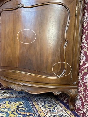 Vitrine Barockstil EckvitrineBauernschrank Bauernmöbel Stilmöbel Landhaus  Bild 4