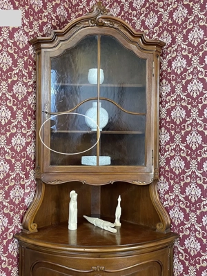 Vitrine Barockstil EckvitrineBauernschrank Bauernmöbel Stilmöbel Landhaus  Bild 7