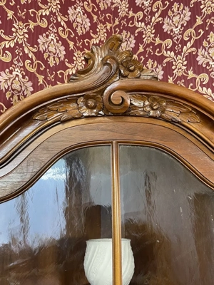 Vitrine Barockstil EckvitrineBauernschrank Bauernmöbel Stilmöbel Landhaus  Bild 8