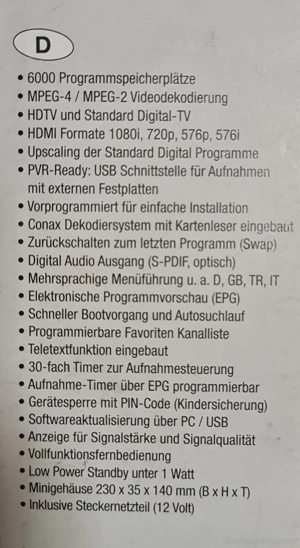 Triax HD Reciever Bild 4