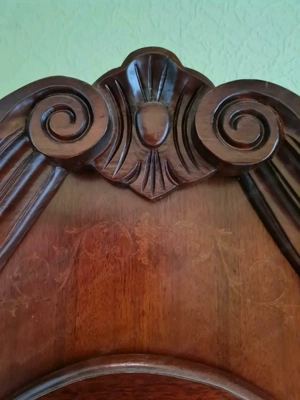 Bauernschrank Barock Schrank Landhaus Stilmöbel mit Intarsien Kasten Bild 10