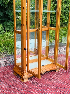 Biedermeier Vitrine Barock Gründerzeit Schrank Glasvitrine PULASKI FURNITURE Sammlervitrine Muschela Bild 6