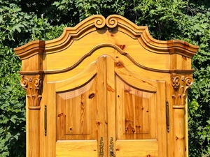 Barock Schrank Biedermeier Bauernschrank Bauernmöbel Dielenschrank Kasten Bild 8