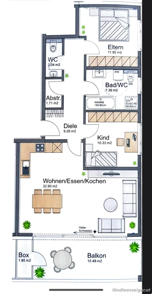 3 Zimmer Wohnung