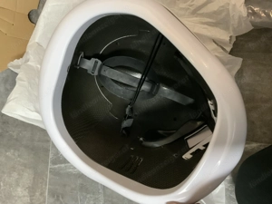 Elektrischer OVP Star Wars Stormtrooper one Helm hasbro the last Jedi First Order black rot weiß  Bild 4