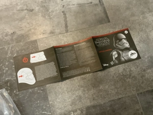 Elektrischer OVP Star Wars Stormtrooper one Helm hasbro the last Jedi First Order black rot weiß  Bild 7