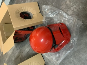 Elektrischer OVP Star Wars Stormtrooper one Helm hasbro the last Jedi First Order black rot weiß  Bild 5