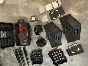 OVP Rotolight 2 3 Kit Licht Blitz foto inkl. Softboxen & Barndoors + Elinchrom HSS Transmitter SONY Bild 3