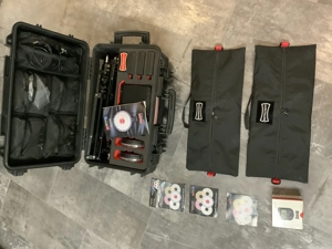 OVP Rotolight 2 3 Kit Licht Blitz foto inkl. Softboxen & Barndoors + Elinchrom HSS Transmitter SONY Bild 8