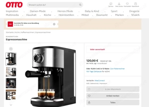 Espressomaschine Bild 2