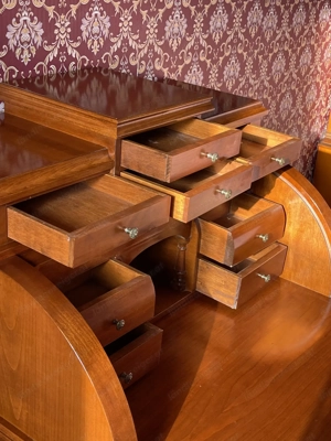 Biedermeier Sekretär Kommode Stilmöbel Barock Bild 4