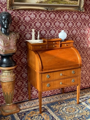 Biedermeier Sekretär Kommode Stilmöbel Barock Bild 8