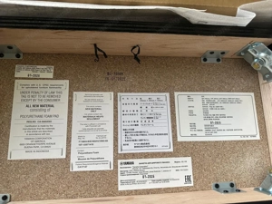 Yamaha Klavierbank Hocker Klavier Bild 2