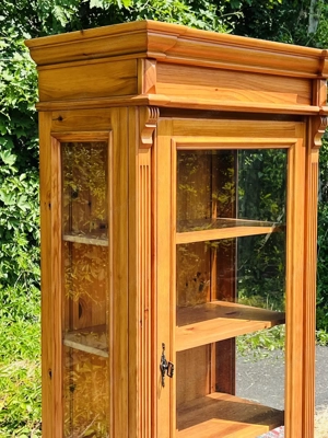 Gründerzeit Vitrine Bücherschrank Barock Schrank Biedermeier Jugendstil Herrenzimmer Bild 2