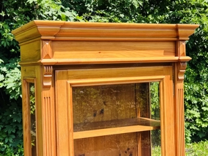 Gründerzeit Vitrine Bücherschrank Barock Schrank Biedermeier Jugendstil Herrenzimmer Bild 3