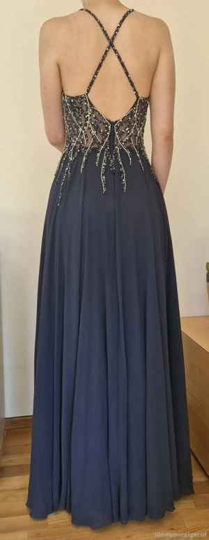 Ballkleid dunkelblau, Gr. 34