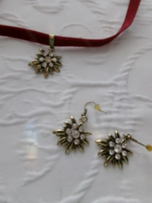 Dirndlschmuck - Edelweiss,  Bild 2