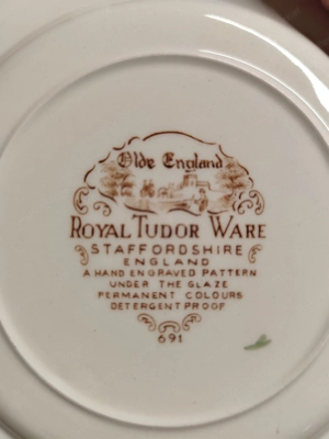Kaffee-und Speiseservice der Marke Royal Tudor Ware Staffordshire 691 Bild 2