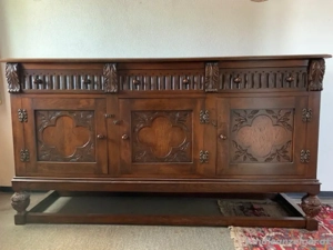 Schöne, antike Anrichte  Kommode in Eiche Vollholz Bild 3