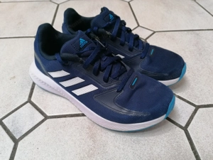Neuwertige " Adidas" Runfalcon 2.0 K Laufschuhe Gr. 38 2 3 Bild 2