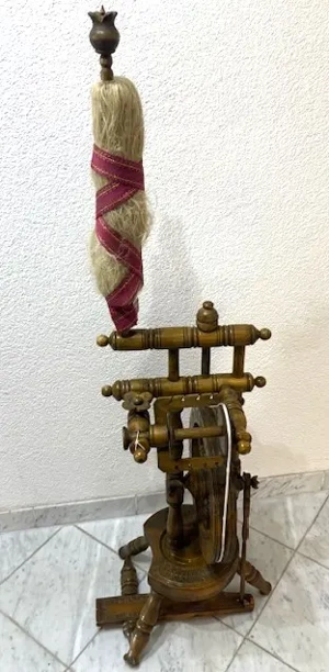 Funktionsfähigen Spinnrad 