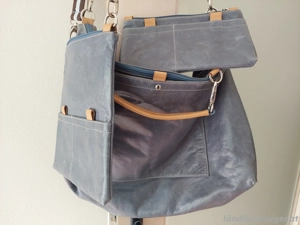 Ledertasche 3 teilig  Bild 4