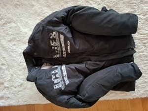 Damen Motorradjacke Schwarz Bild 2