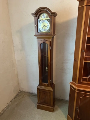 Standuhr Eibe Regency Stil England Stilmöbel