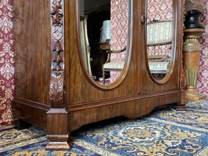 Gründerzeit Kommode Biedermeier Barock Anrichte Schrank Nussbaum Landhaus  Bild 5