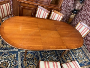 Biedermeier Tisch Esstisch Rosenholz Louis Seize WARRINGS Bild 6