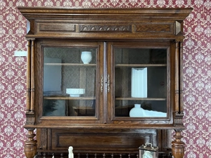 Gründerzeit Vitrine Buffet Schrank Landhaus Jagdschrank Bild 4