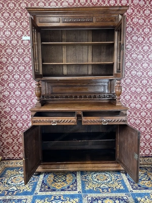 Gründerzeit Vitrine Buffet Schrank Landhaus Jagdschrank Bild 7