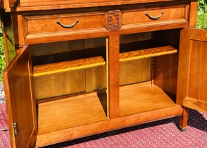 Biedermeier Vitrine Bücherschrank Kirschbaum Grange Bild 8