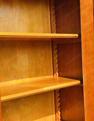 Biedermeier Vitrine Bücherschrank Kirschbaum Grange Bild 9