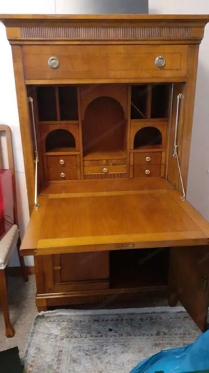 Biedermeier Sekretär Selva Kirschbaum Schrank Barock STILMÖBEL Kommode