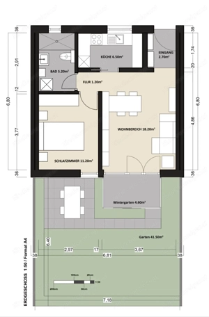 Attraktive, barrierefreie 2-Zimmer-Wohnung mit Privatgarten in Feldkirch Bild 9