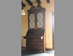 Biedermeier Sekretär mit Vitrine Gründerzeit Barock TOP Zustand
