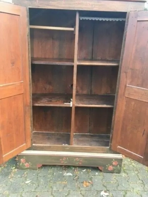 Biedermeier Bauernschrank Schrank Dielenschrank Barock Kasten Bild 6