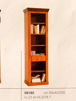 Bücherschrank Bücherregal SELVA Giotto Landhaus Italienische Stilmöbel Bild 3