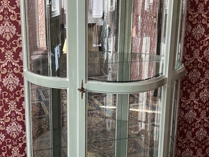 Biedermeier Vitrine Glasvitrine Barock Schrank Selva Bild 3