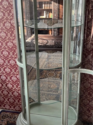 Biedermeier Vitrine Glasvitrine Barock Schrank Selva Bild 10