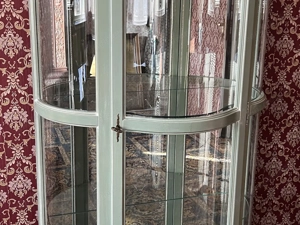 Biedermeier Vitrine Glasvitrine Barock Schrank Selva Bild 8