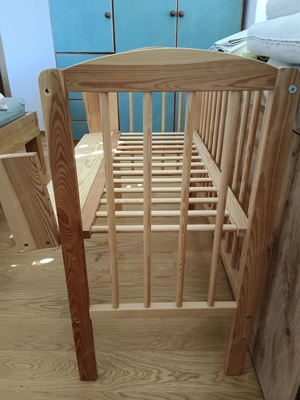 Beistellbett 45*95 mit Naturmatratze 
