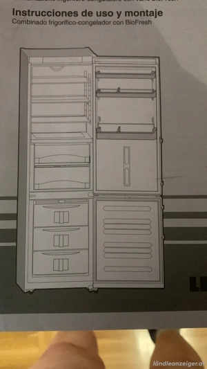 Kühlgefriergerät Liebherr Edelstahl Bild 4