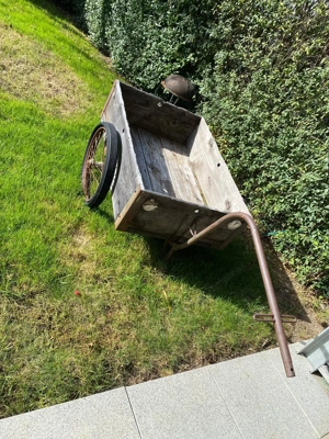 Fahrradanhänger Holz Bild 2